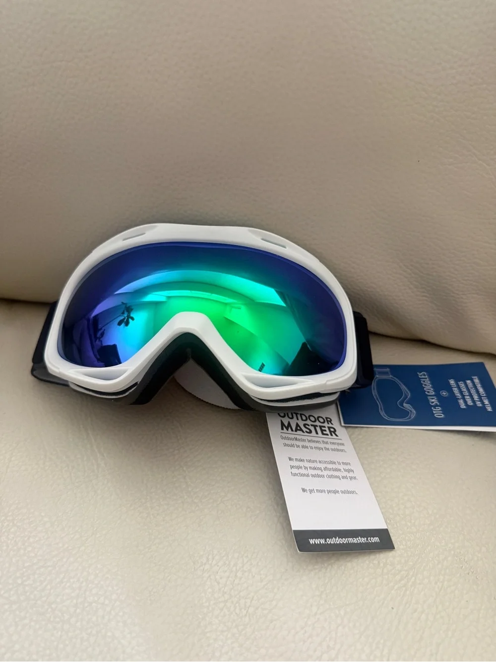 OutdoorMaster OTG Ski Goggles - Over Glasses Ski/Snowboard Goggles